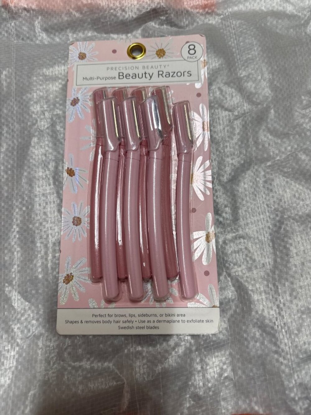 Precision Beauty Multi‑Purpose Beauty Razors 8 Pack Swedish Steel Brand New